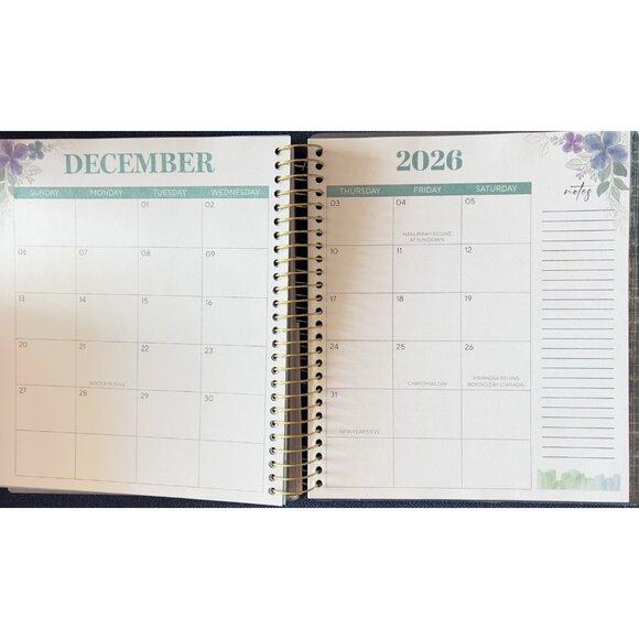 17 Month Planner BIRDS Aug 2025 - Dec 2026 Weekly Planning Note Page Gift - Picture 15 of 16